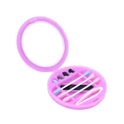 Petite brosse de maquillage sûre, coton-tige doux, léger, nettoyage des oreilles, délicat, Bergame