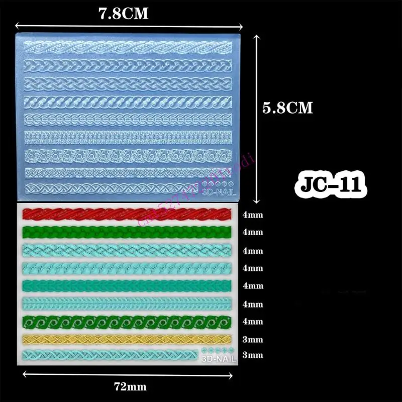 M76B Tấm móng tay silicon For