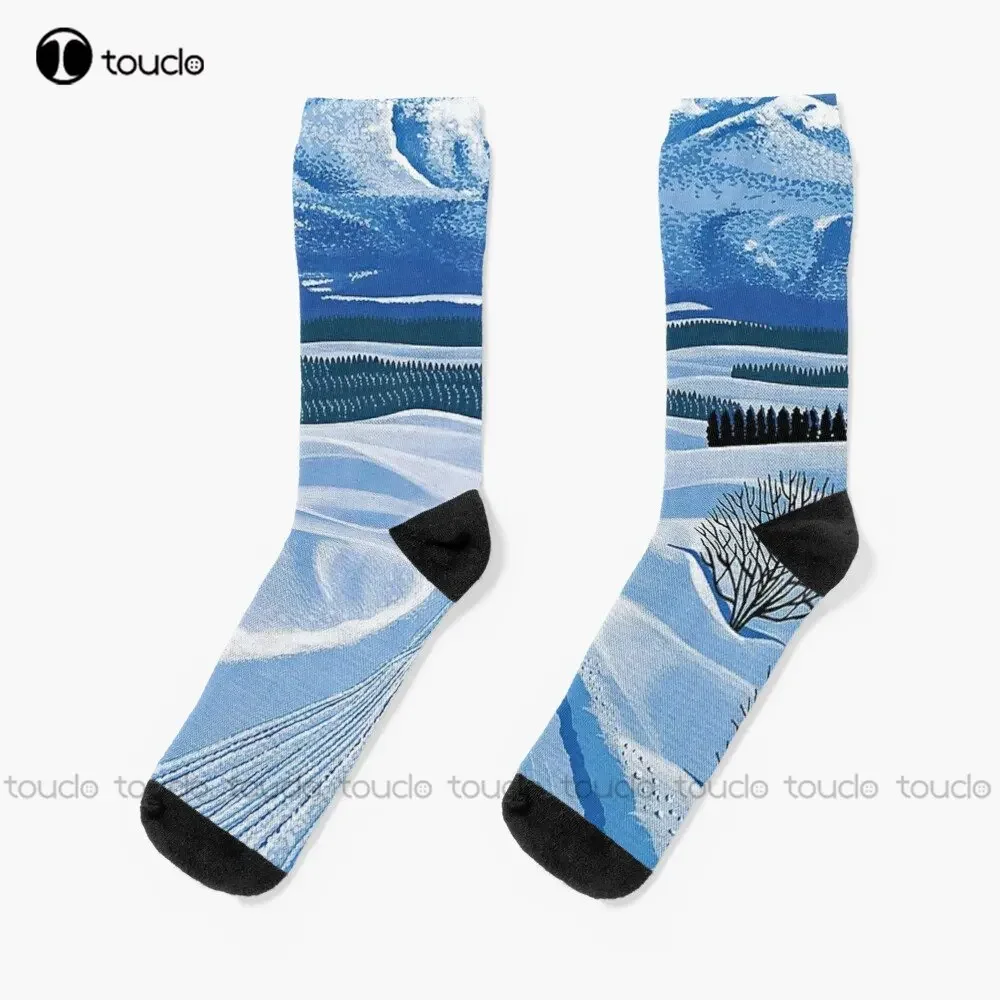Hiroshi Nagai Art Nagai Pattern Hiroshi Nagai Abstract Socks Colorful Socks 360° Digital Printing Custom Gift Streetwear