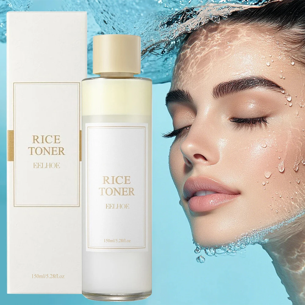 150ml Rice Toner Moisturizing Firming Repairs Damaged Skin Oil Control Tighter Soothing Brightening Pore Shrinking Skin Care