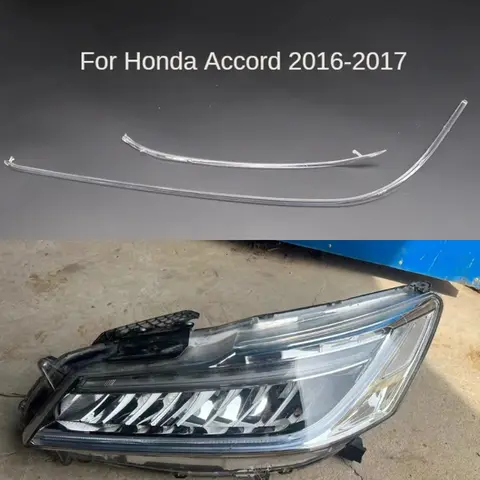 LED DRL Light Guide Plate, Tubo Guia do Farol, Luz Diurna, Angel Eye, Fit para Honda Accord 2016-2017 9,5