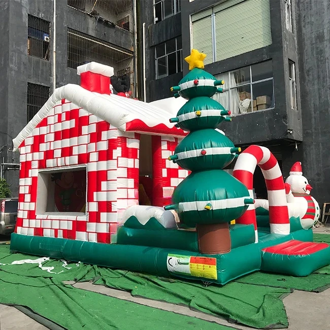 FOR sale customized advertising inflatables inflatable Christmas decoration inflatable Christmas house for party