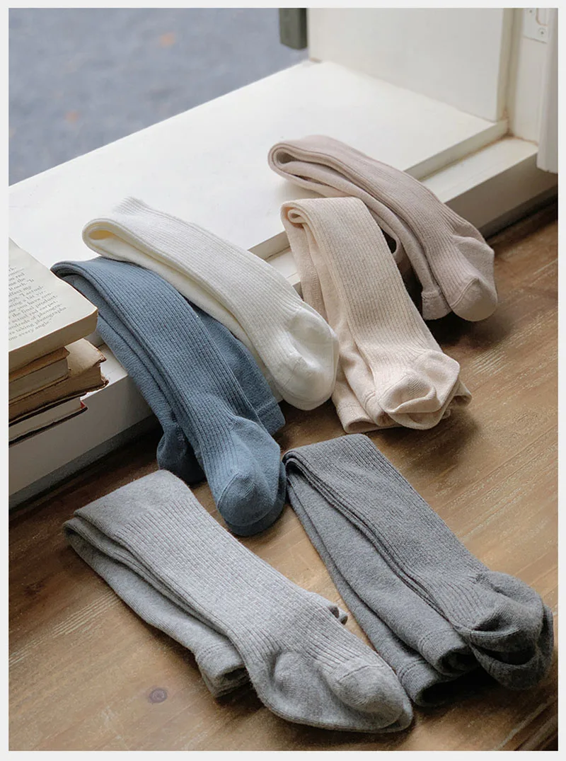 MILANCEL New Autumn Kids Pantyhose Girls 7 Colors Thin Style Leggings Children Baby Solid Color Pit Strip Skinny Pants