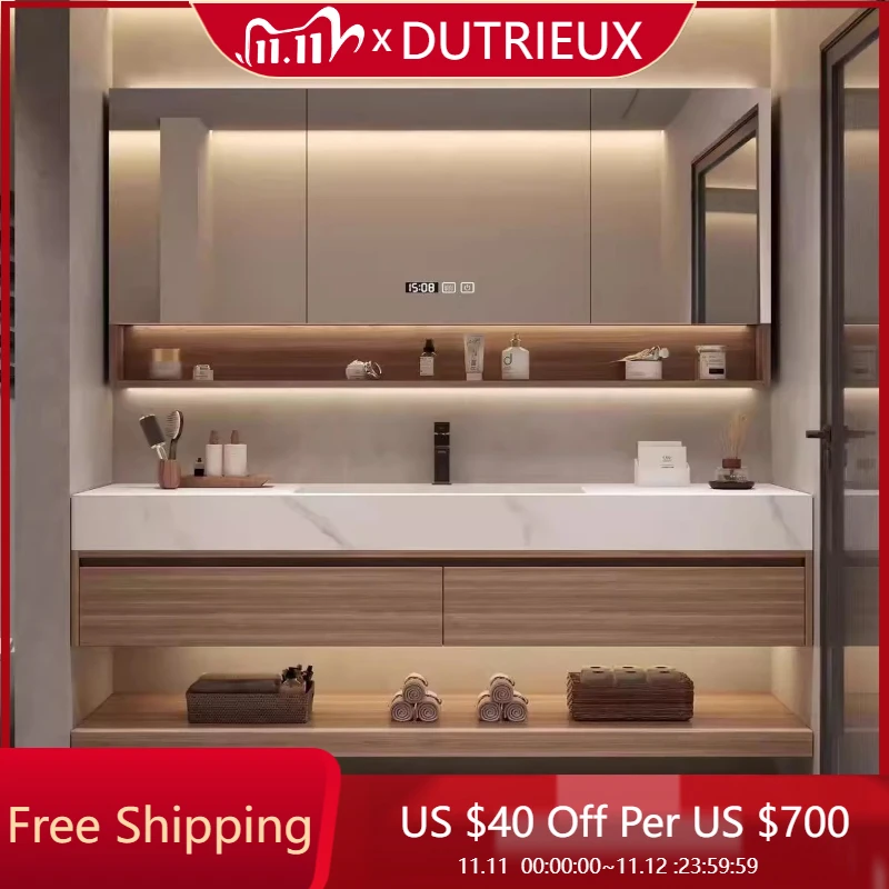 

Organizer Mirror Bathroom Cabinet Storage Sideboards Disinfecting Partitions Buffet Cupboard Narrow Modern Gabinete Furniture