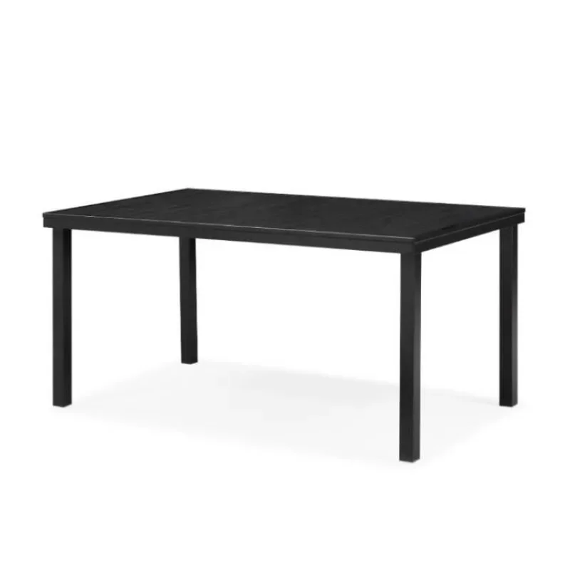 

Outdoor plastic wood table and chair combination outdoor garden courtyard leisure outdoor dining table balcony terrace