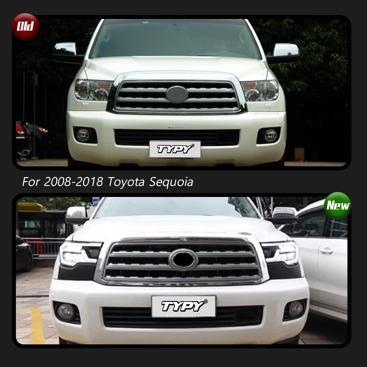 TYPY Car Headlights For Toyota Tundra 2008-2018 Sequoia LED Car Lamps Daytime Running Lights Dynamic Car Accessories