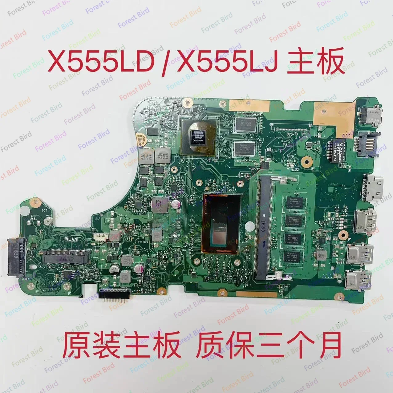 For ASUS X555LD X555LJ X555LA Main Board I5 I7 Version: REV.3.6 100% Test OK