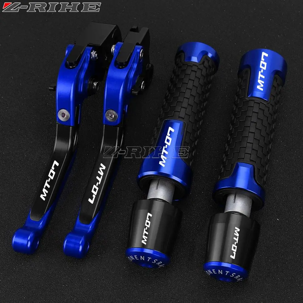 

For Yamaha MT-07 Tracer GT 2016-2019 2020 mt07 Motorcycle MT07 Adjustable Brake Clutch Lever Handle Bar Grips Handlebar Grip