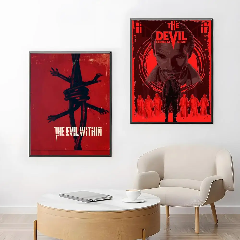 Classic Game T-The Evil Within Poster Classic poster and wall art prints are suitable for living rooms, bedrooms, bars view 5