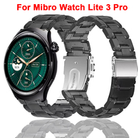 22mm Watchband For Mibro Lite3 Pro/A3/A2/A1 Smart Watch Strap Clear Resin Bracelet For Mibro X1/T2/C4/C3/Lite2 Wristband Correa