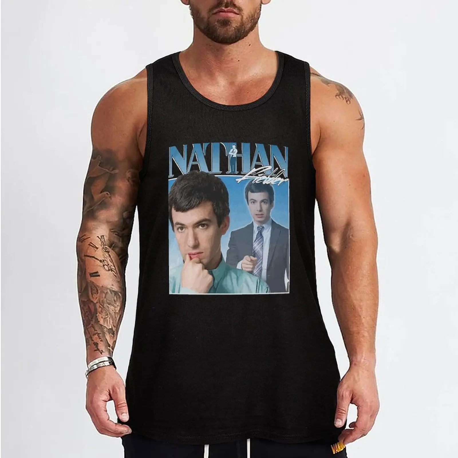 Nathan Fielder 90s Vintage Tank Top summer clothes man 2024 man sexy?costume T-shirt men Men's tops