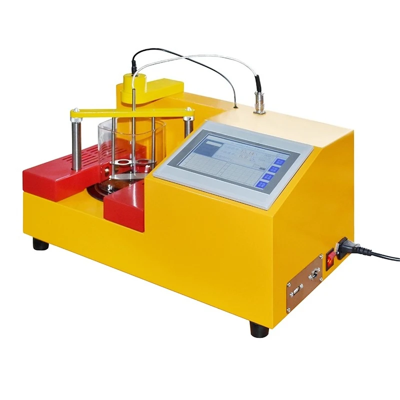 Intelligent Asphalt Softening Point Tester Automated High Temperature Softening Point Touch Screen Highway