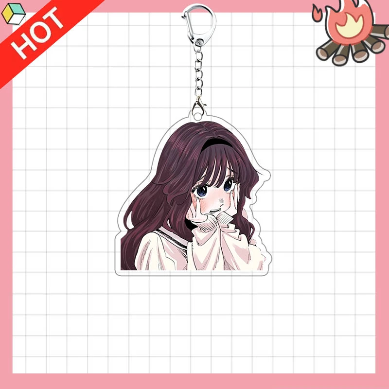 The Fragrant Flower Blooms With Dignity Anime Kaoru Hana Wa Rin to Saku Waguri Kaoruko Cosplay Keychain Keyring Cartoon Pendant