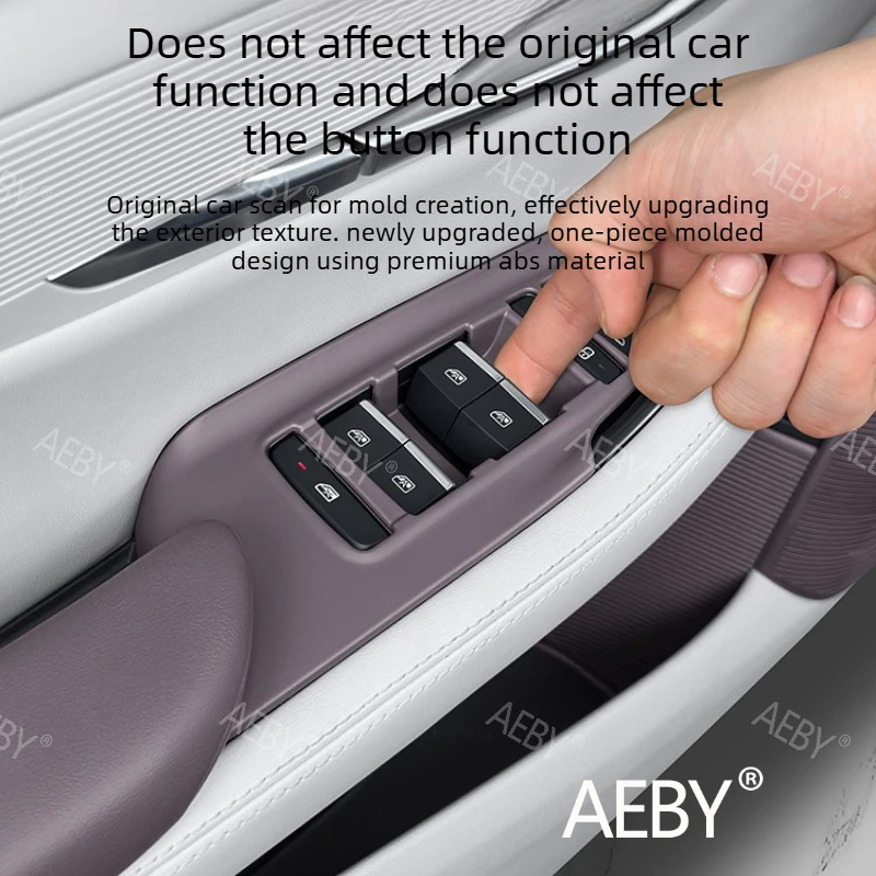 

For BYD Seal U DM-i 2020-2025 Door Trim Frame,Scratch Protection Sticker,Car Door Switch Panel Cover,Anti-Fingerprint Interior