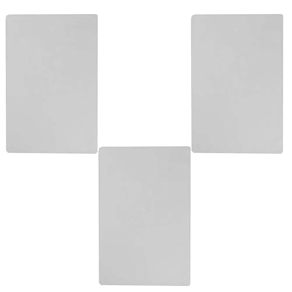 

3pcs Transparent Pad Anti-Slip Student Writing Board Exam Plate Sketch Pad For Home Offfice School