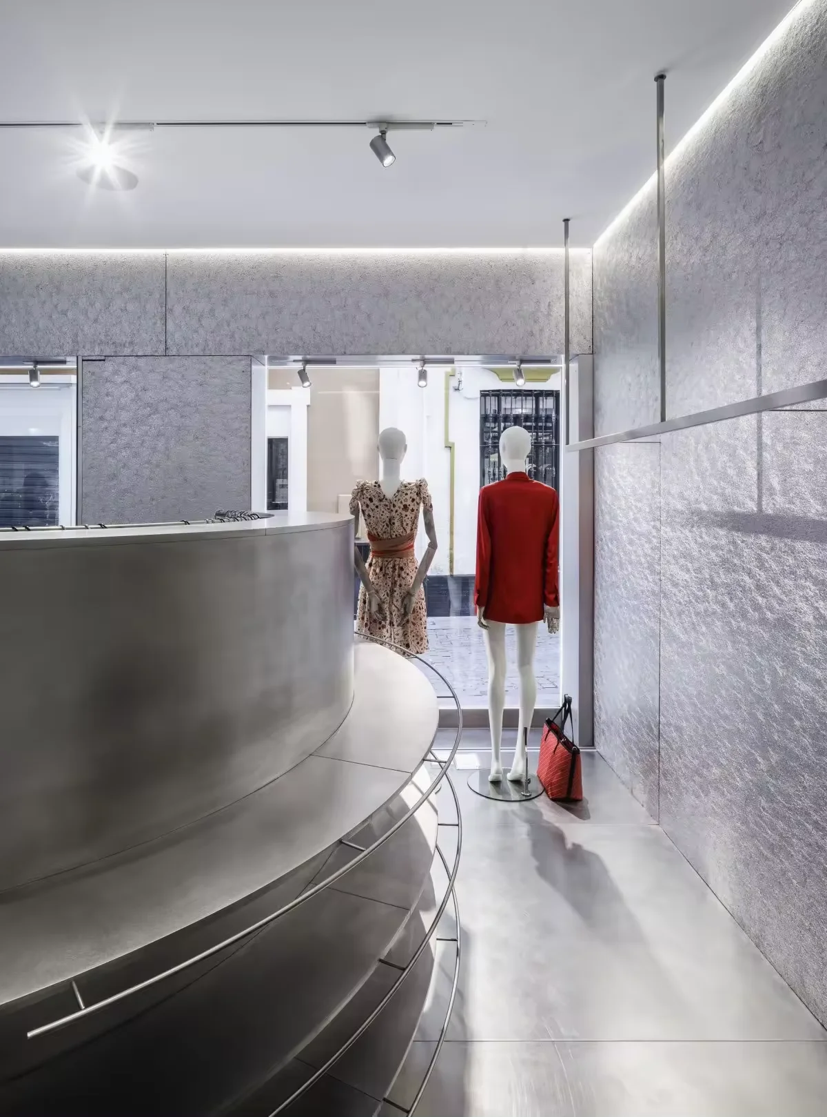 Sanhai Design per interni Negozio di abbigliamento da donna Negozio di design Pianificazione spaziale Resa massima 3D Piano da pavimento Layout di disegno per l'edilizia