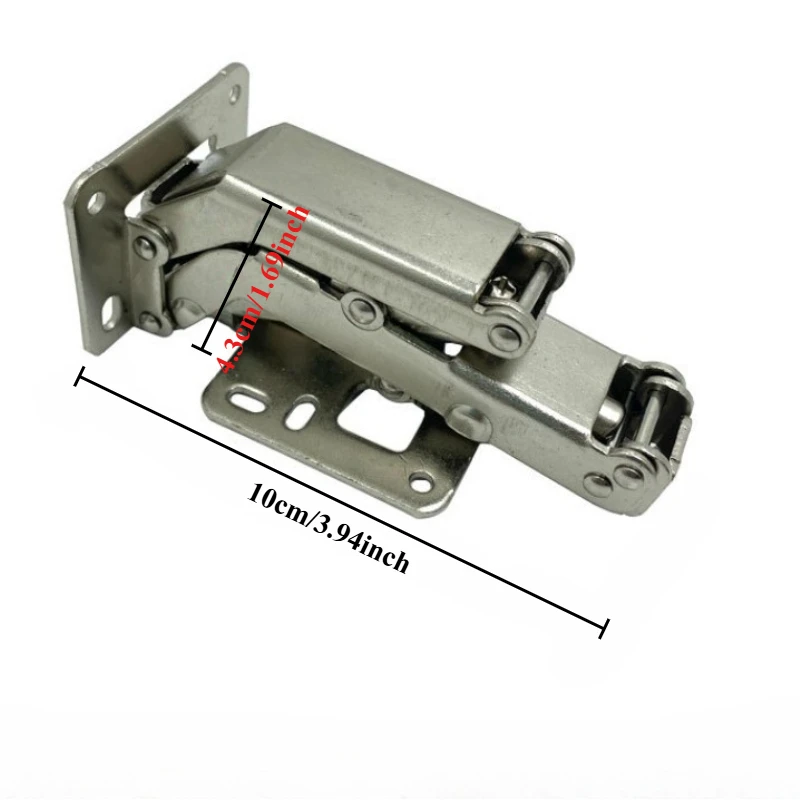 1Pcs Large angle large hinge 170 degree shaped hinge Free opening thick door hinge