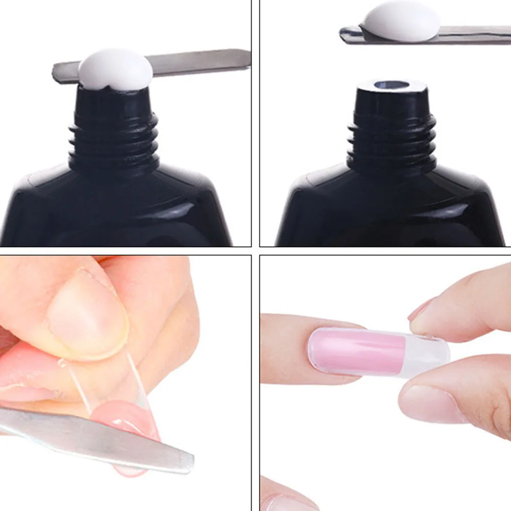 Adesivo para unhas, elegante gel unhas polonês para mulheres e meninas, DIY, 15g