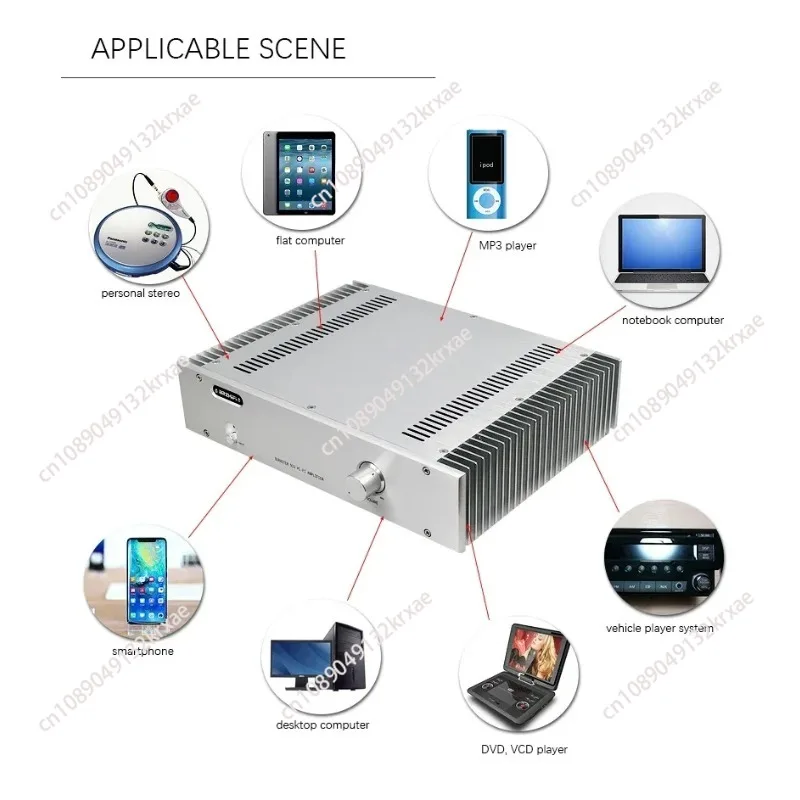 Audio Classic Class AB Power Amplifier Refer To Berlin 933 Audiophile Stereo Amp for Speaker Home Theater Sound HiFi