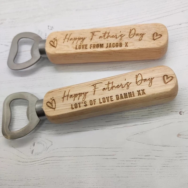 Personalized Bottle Opener Presente, Nome Personalizado Presente para o Pai, Pai Pappa, Love Wedding Party Souvenir, Presentes de Aniversário