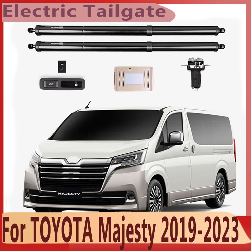 

Для TOYOTA Majesty 2019-2024 электрическая задняя дверь модифицированный автоматический подъемный электродвигатель для багажника, автомобильные аксессуары Baseus Tools