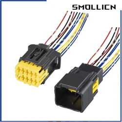 1 Set 10 Pin 98816-1011 Car Wire Harness Male Female Plug For Chevrolet Peugeot 206 Side Mirror Plastic