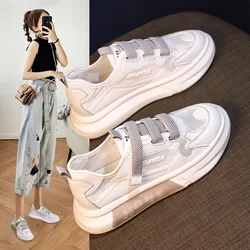 Zapatillas Platform Women Sports Shoe AutumnNew Versatile Casual Shoe Breathable Board Shoe Mesh Women Shoe Vulcanize Shoe Tenis