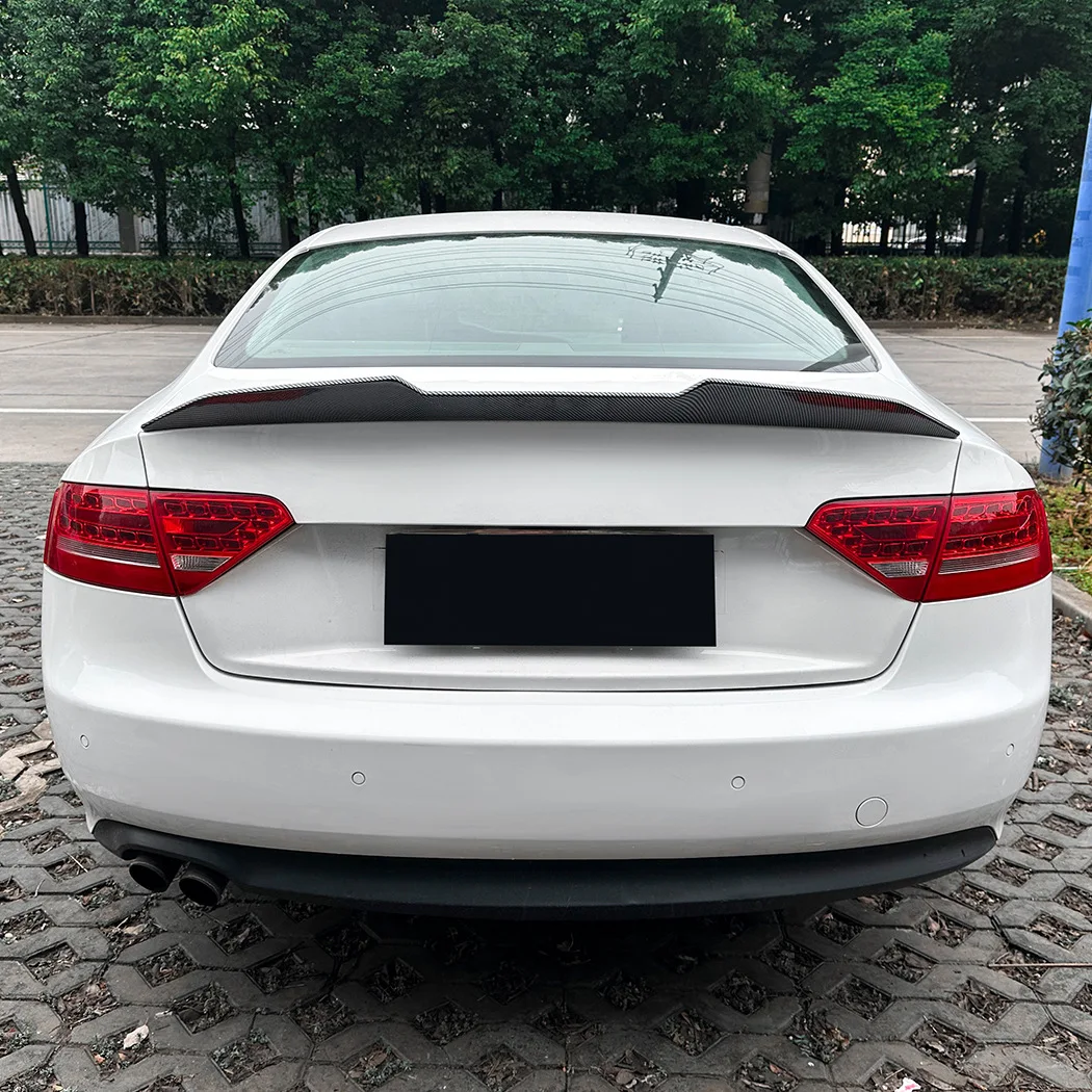 Auto Staart Dak Midden Achterklep Vleugel Kits Achterspoiler Mid Kofferbak Lip Voor Audi A5 8T Coupe Sport S5 RS5 B8 8T 2 Deuren 2007-2016