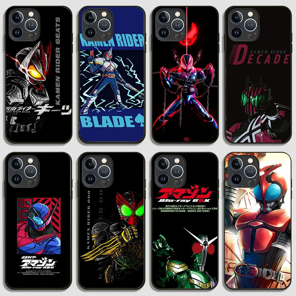 Мягкий чехол для Xiaomi Redmi A1 12C X5 11 11T 13T 5GN 9C 10C 10A K60 Poco X3 X4 X5 F7 NFC Ultra Lite Pro BS-14 Kamen Rider