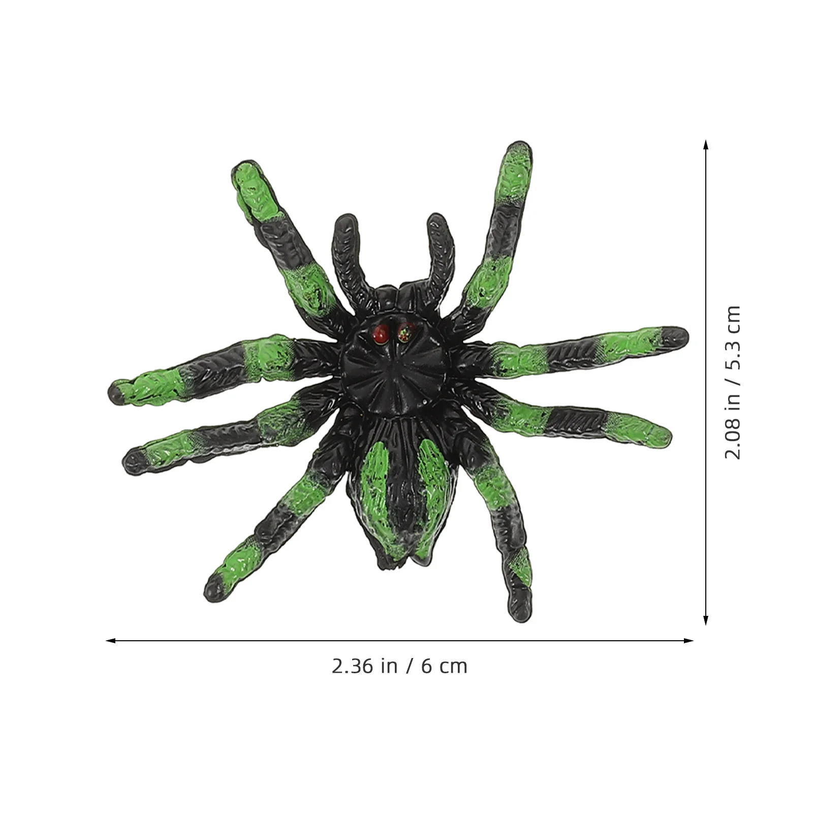 20 Stuks Halloween Spider Props 90Cm Spooky Decoratie Voor Tuin Home Office Halloween Kleine Spin Nep Harige Spinnen