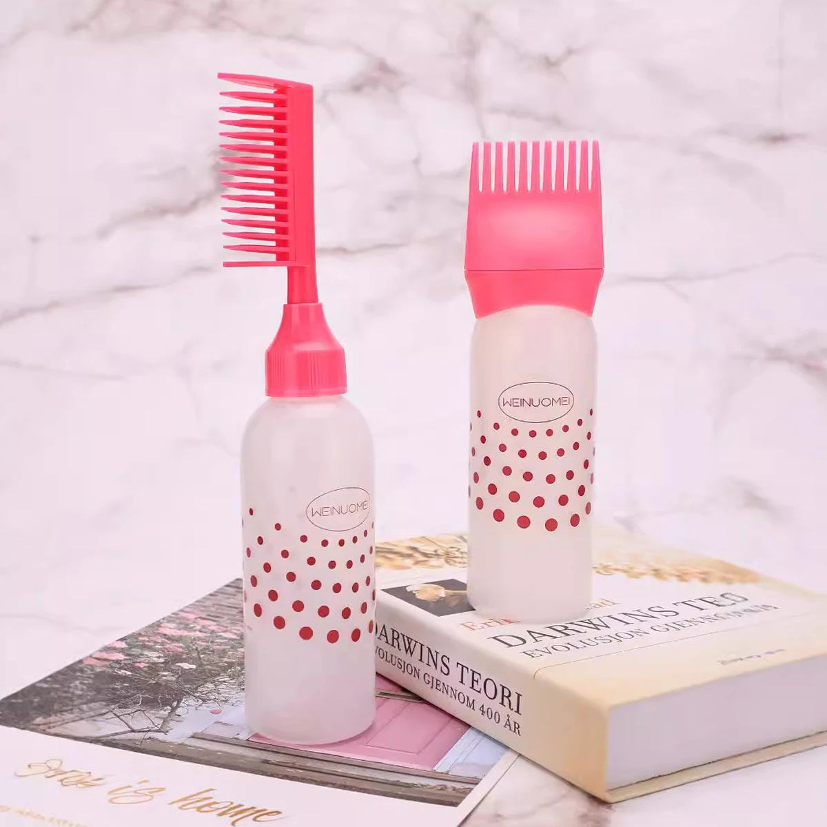 

2 шт., набор бутылок для парикмахерских, профессиональный парикмахерский шампунь для волос, расческа, бутылка для салона, домашний инструмент для краски для волос, аксессуары