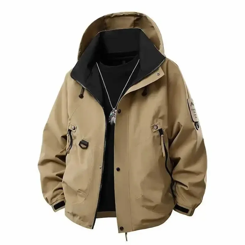 

Stormtrooper Jacket, Spring and Autumn Hooded Jacket, Outdoor Sports Trend, Men's and Women's Couple's Functional Workwear Jacke