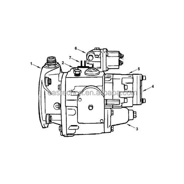 2026 Brand New Original Commins Engine Repair Qsk19 Fuel Pump 4009905 Spare Parts
