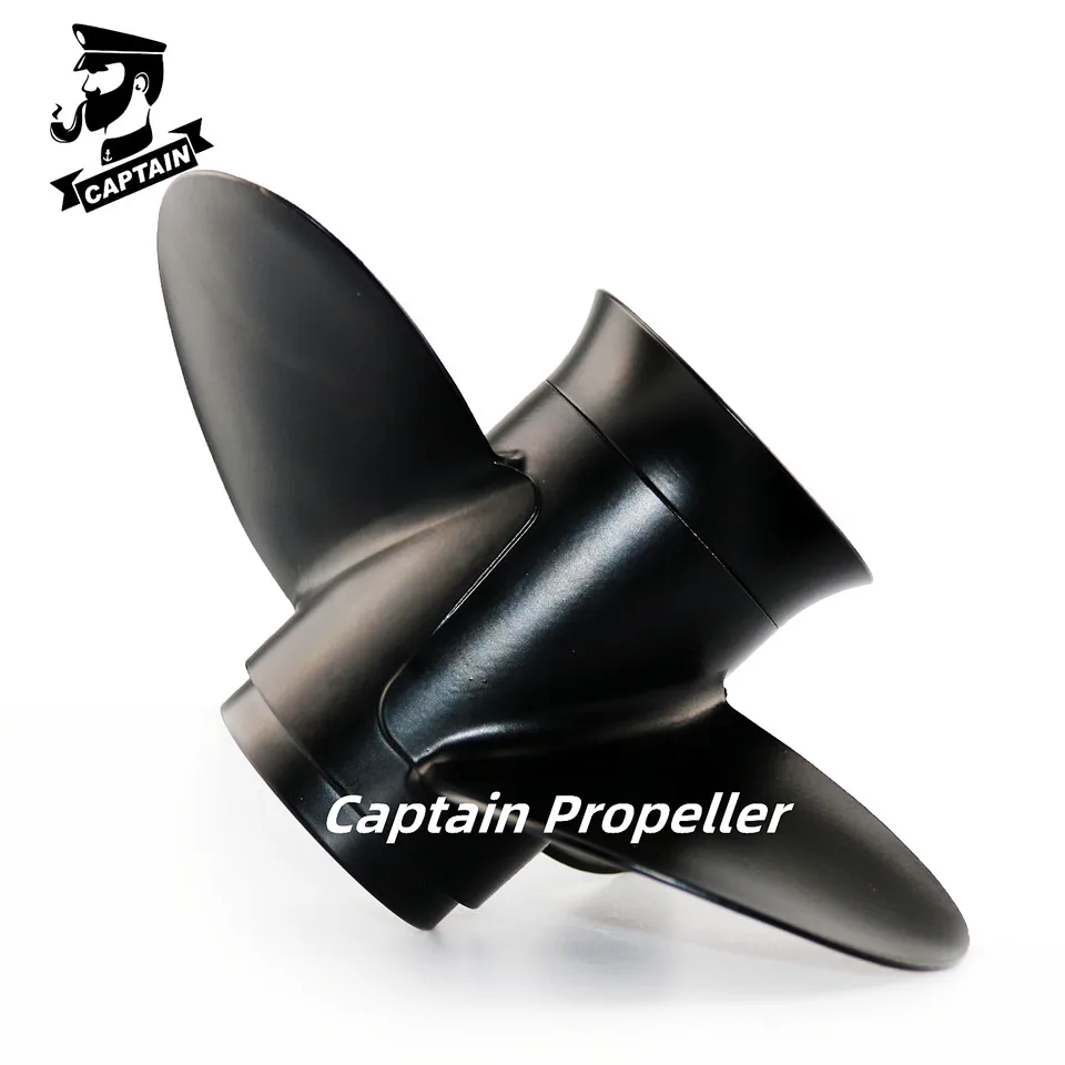 Captain Boat Propeller 9.9x13 Fit Mercury / Tohatsu Outboard Engines 25 28 30HP Motor Aluminum Screw 3 Blade 10 Tooth Spline