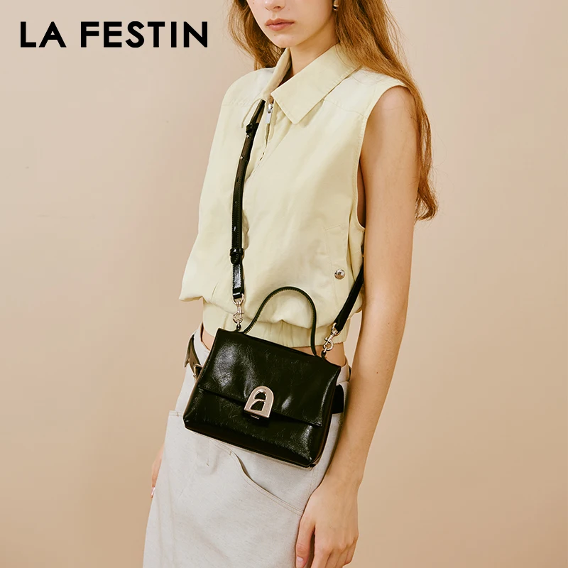 LA FESTIN Fashion Handbag Women\'s bag 2024 New Designer Luxury Bag Female Bags Shoulder Crossbody Bag Ladies Small Leather Bags