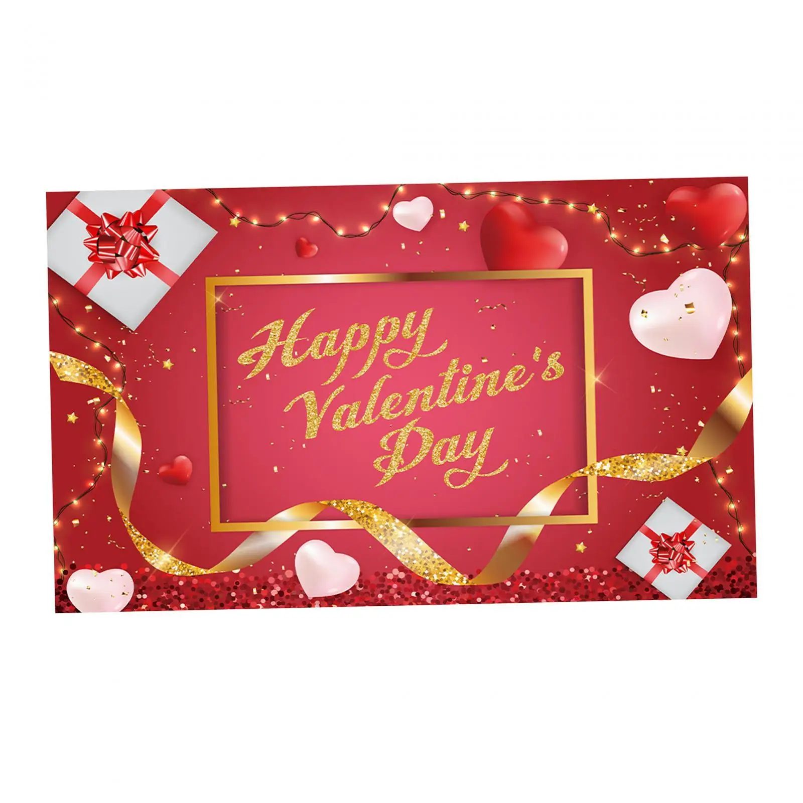 Valentine's Day Backdrop Banner Valentines Decor Photo Background for Photoshoot