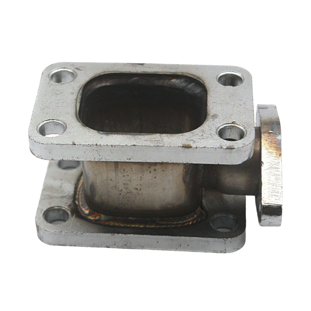 Turbo Adapter Flange Stainless Steel External Wastegate Relocation Kit T3 T3 Turbo Exhaust Upgrade for Custom Engine Projects