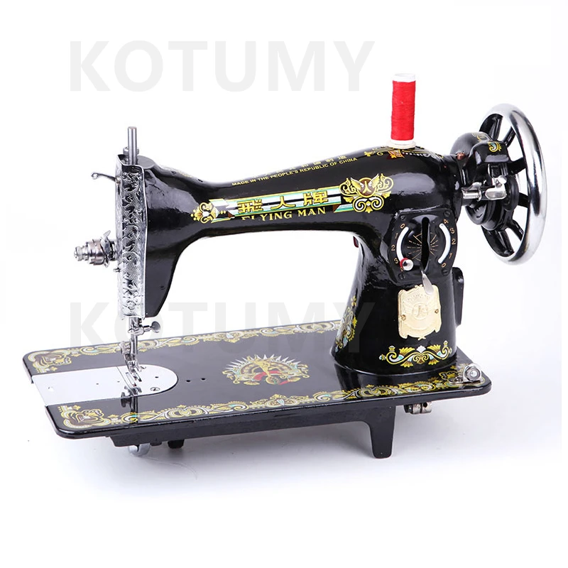 Household Old Fashioned Sewing Machine Desktop Portable Pedal Bee Small Sewing Machine Electric Sewing Equipment