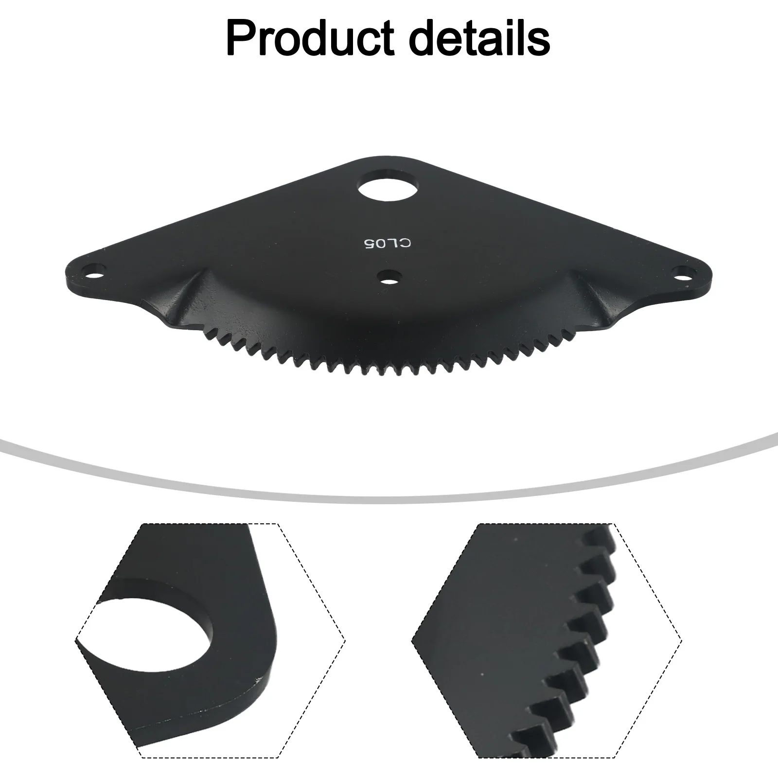 

Gardening Equipment Gear Sector Gear Plate Lawnmower Maintenance Wear And Tear Resistance Enhanced Performance