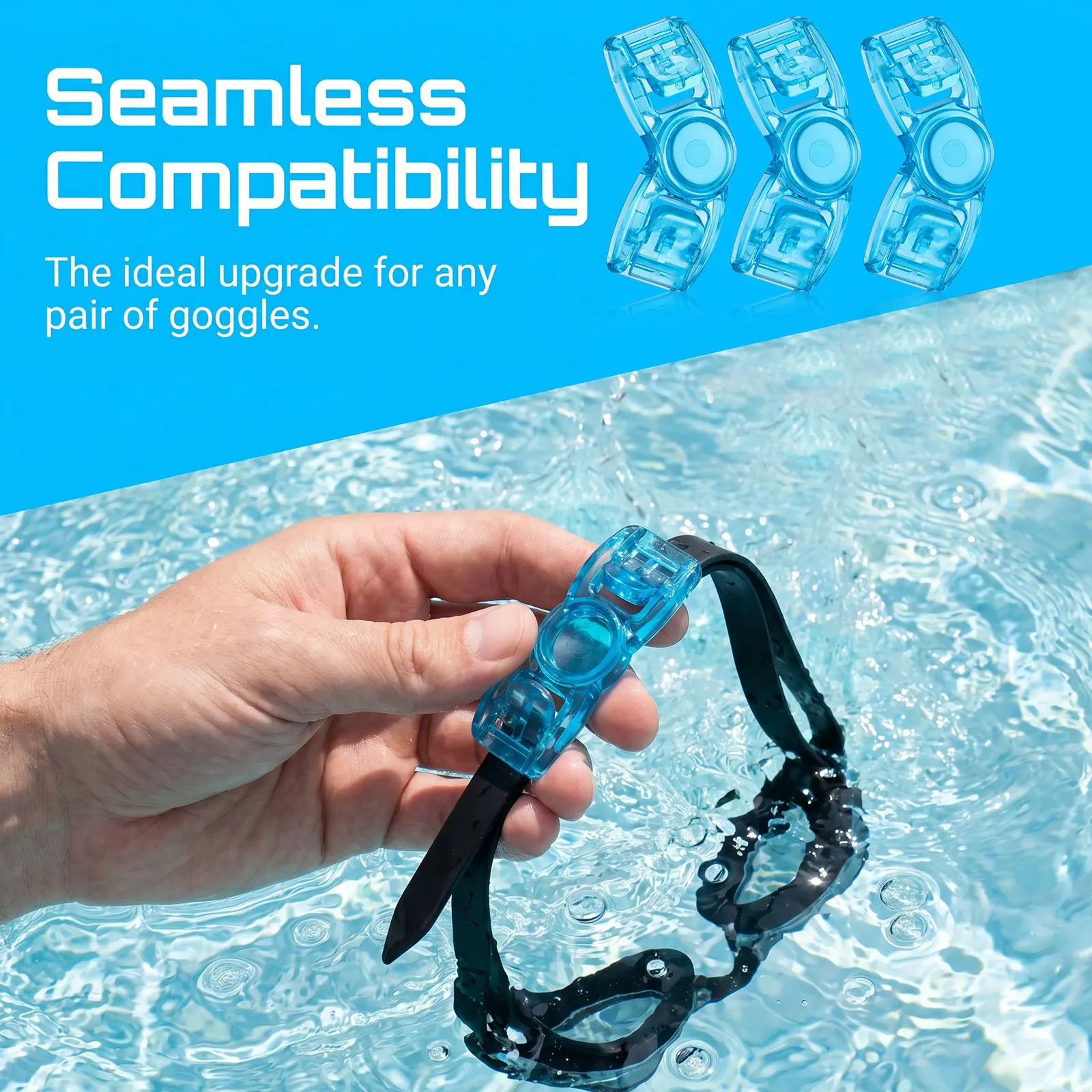Goggles Swim - Fibbie per Cinturino Occhialini da Nuoto