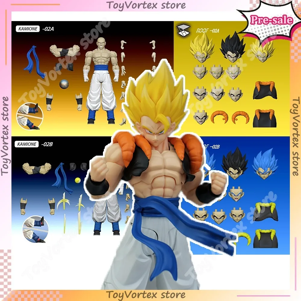 

In stock Tonsenarttoys Kamione Dragon Ball Z SHF Super Saiyan SSJ SSJ2 Gogeta Son Goku Trunks Anime Action Figures Toys Models