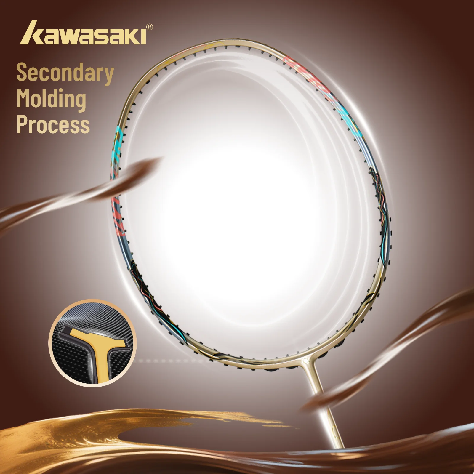 ไม้แบดมินตัน Kawasaki CHOCOLAT - Badminton Single บทวิจารณ์และราคา