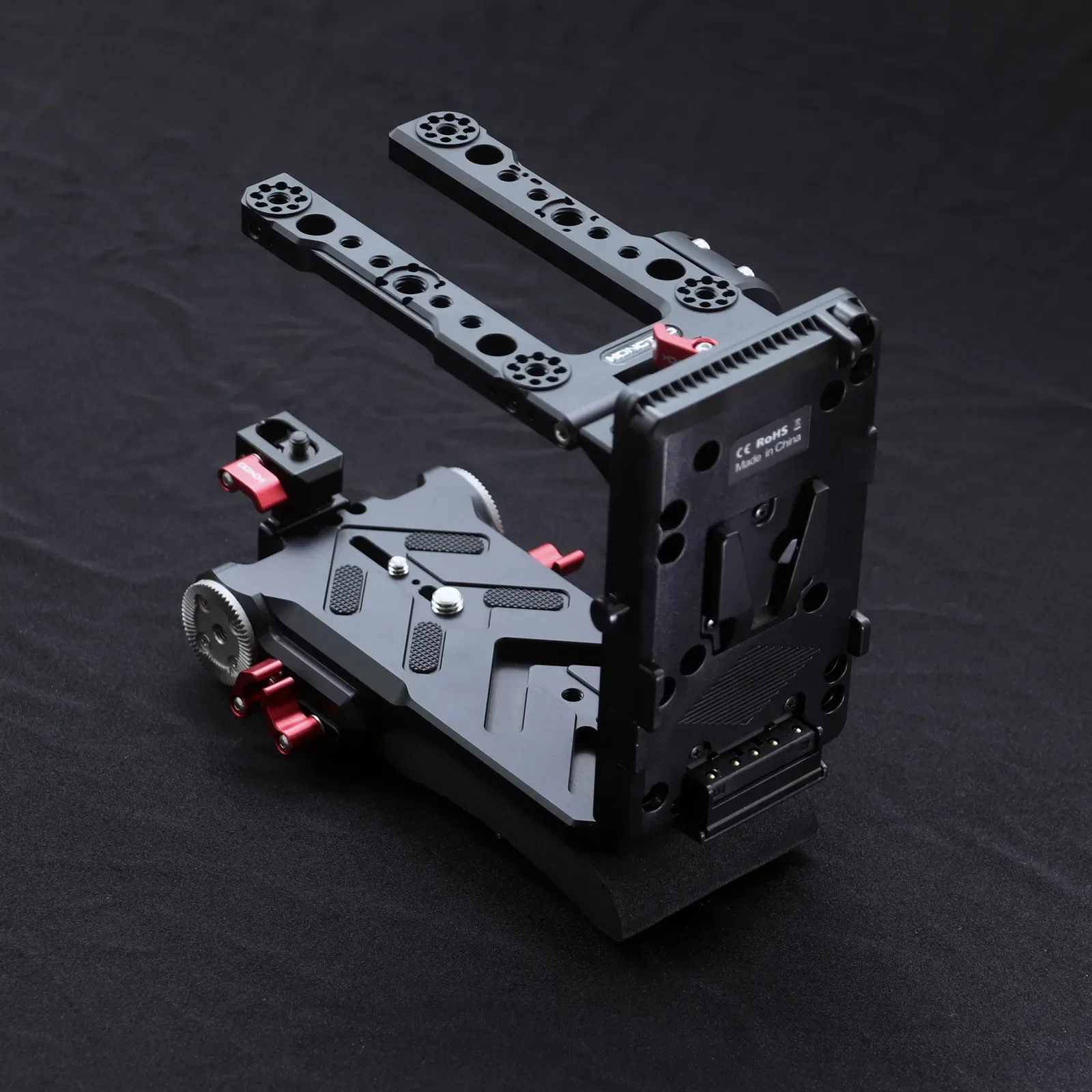 Hongtoo FX6 Camera Cage Armor for Sony FX6 Camera Baseplate V mount Power Plate Side Bracket Support Rig