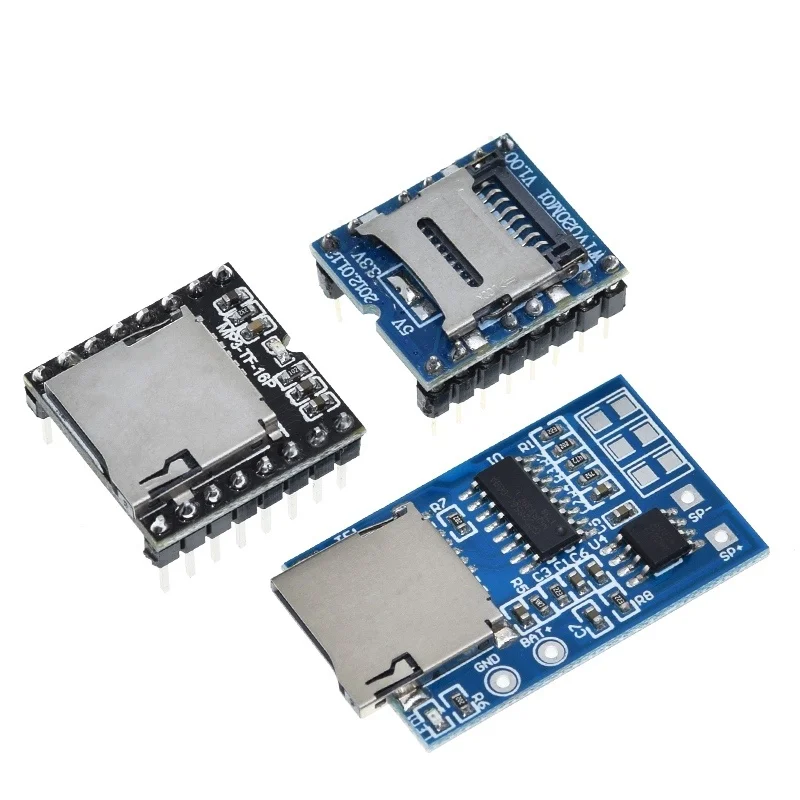Módulo Reproductor MP3 Mini WTV020 GPD2846A, Módulo de Sonido MP3 con Tarjeta TF, Módulo de Voz para Arduino, Módulo de Alimentación GM