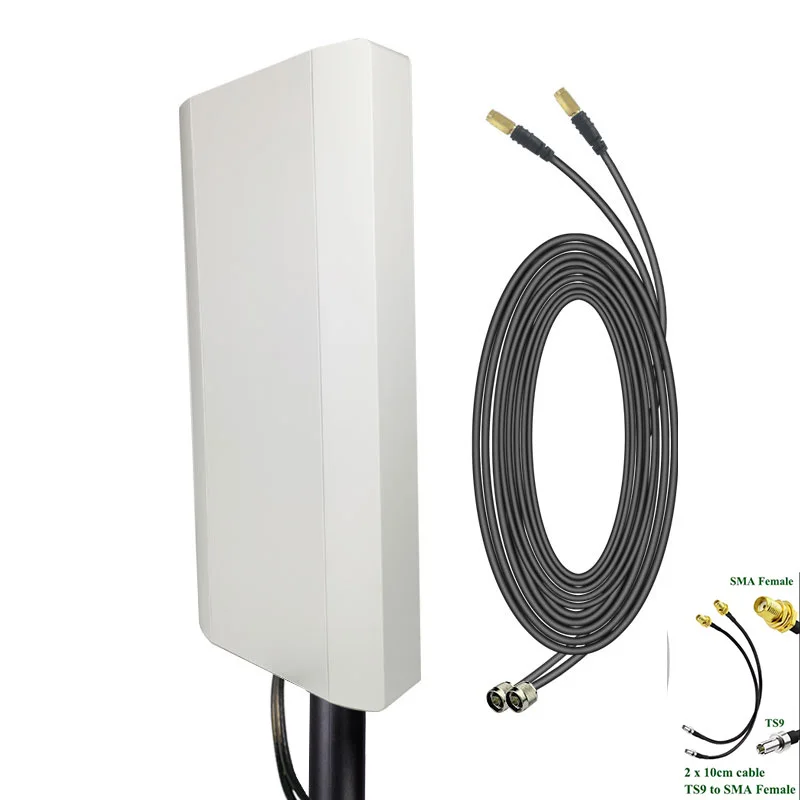 5G CPE antenna FiberHome card insertion router WiFi 4G LTE outdoor enhanced reception antenna 600-6000mhz 14dbi