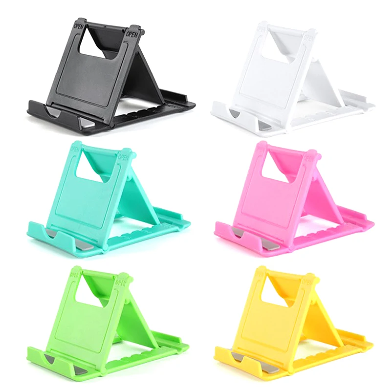 Portable Phone Lazy Holder Multi-angle Adjust Universal Foldable Mobile Phone Tablet Desk Stand