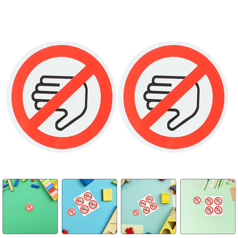 

15Pcs Safety Warning Stickers Do Not Touch Self Adhesive Decals Prevent Injuries for Factories Offices Warning Stickers