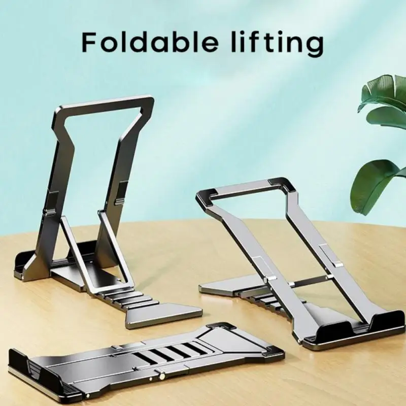 

Universal Folding Adjustable Phone Tablet Holder Desktop Stand Holder Support For IPad Desk Stabilizer