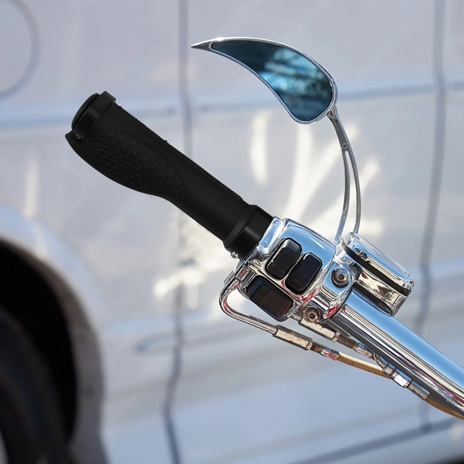 

1Pair Mountain Bike Handlebar Grips Ergonomic Comfortable Brake Lever Grip Covers Bicycle Accessories Bike Decorations