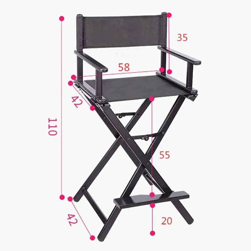 Aluminum Alloy Beach Chairs Portable Folding Chair Outdoor Leisure Chair Professional Foldable Director Chair Makeup Chairs